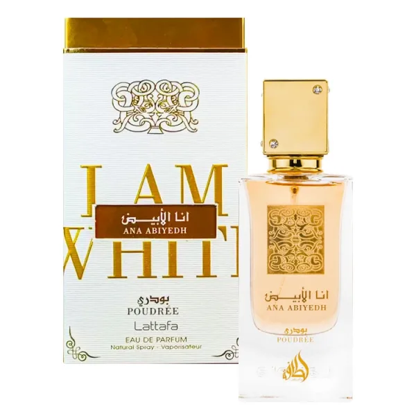 Ana Abiyedh Poudree - Lattafa, Dama, Apa de parfum, 60 ml