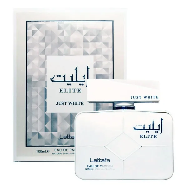 Elite Just White - Lattafa, Barbatesc, Apa de parfum, 100 ml