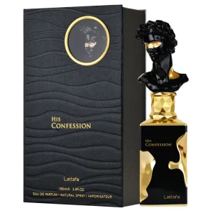 His Confession - Lattafa, Unisex, Apa de parfum, 100 ml