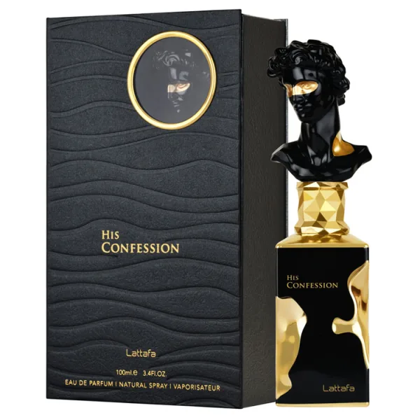 His Confession - Lattafa, Unisex, Apa de parfum, 100 ml