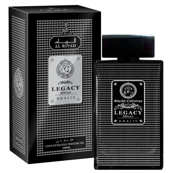 Legacy Silver - Khalis, Barbatesc, Apa de parfum, 100 ml