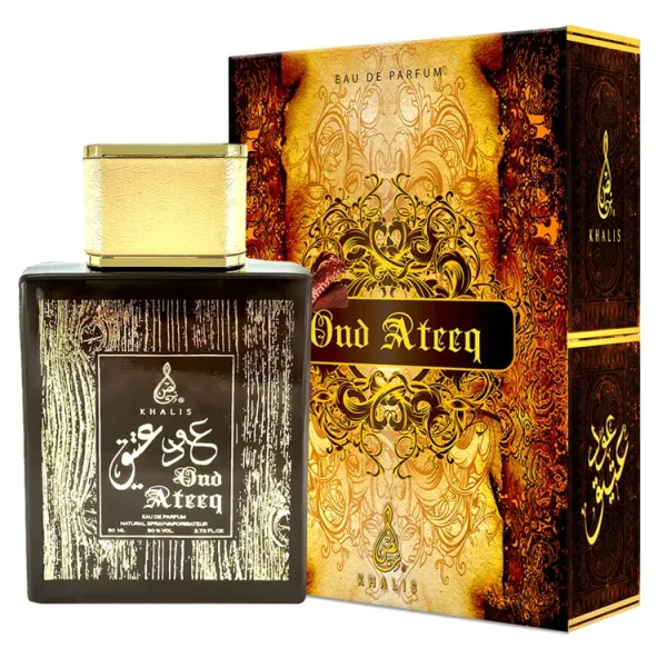 Oud Ateeq - Khalis, Unisex, Apa de parfum, 80 ml