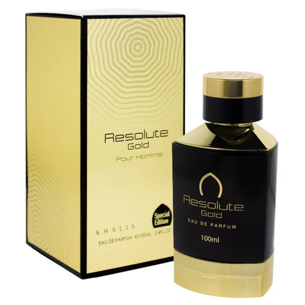 Resolute Gold - Khalis, Barbatesc, Apa de parfum, 100 ml