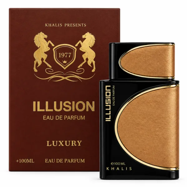 Illusion Pour Homme - Khalis, Barbatesc, Apa de parfum, 100ml – KHALIS