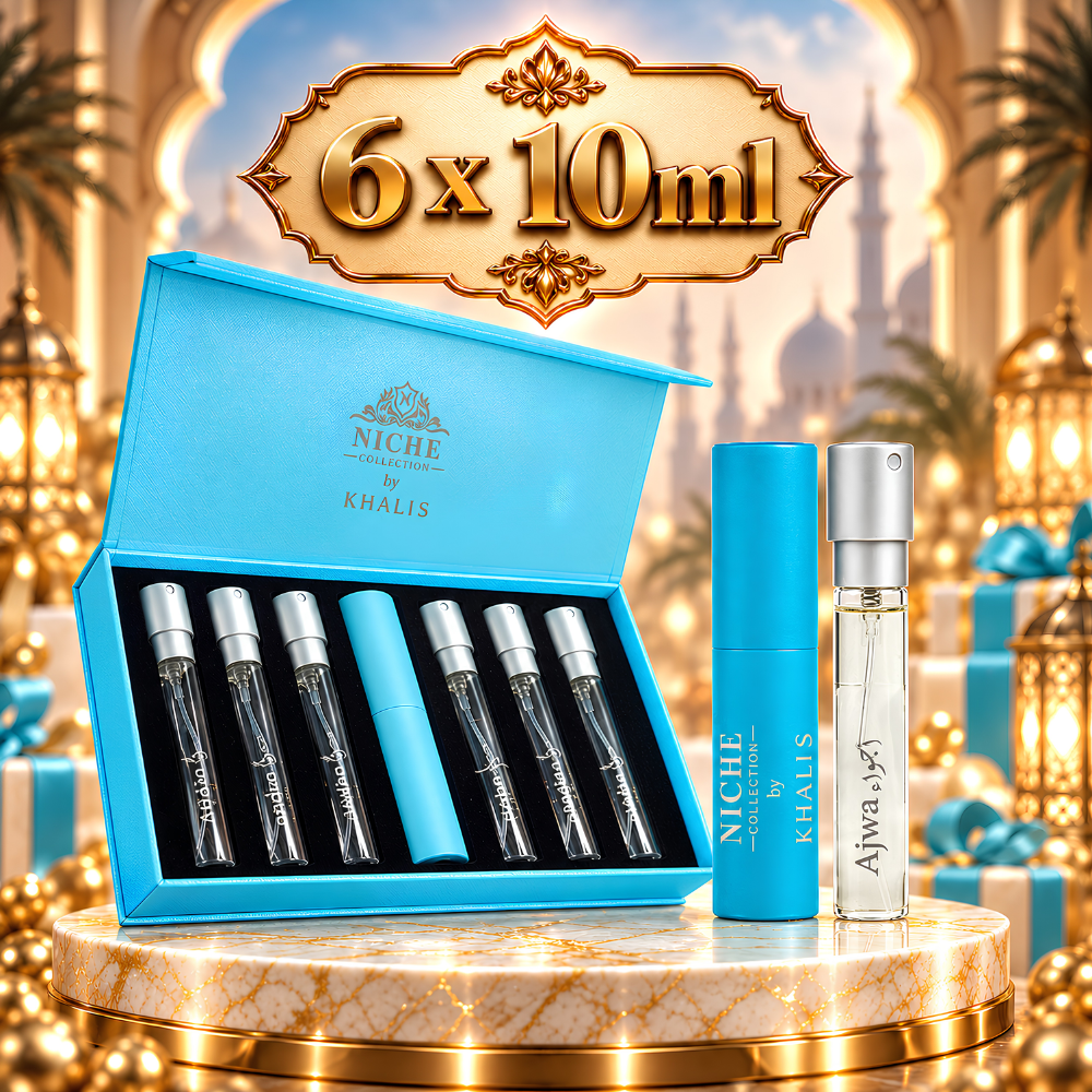 SET - Blue Niche Discovery - Khalis, Apa de Parfum, 6 x 10ML