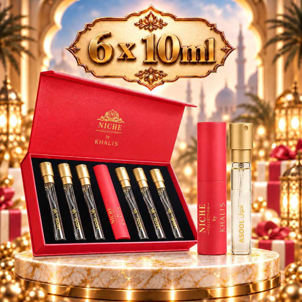 SET - Red Niche Discovery - Khalis, Apa de Parfum, 6 x 10ML