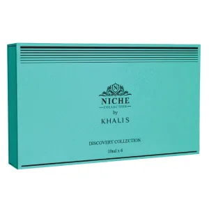 SET - Turquoise Niche Discovery - Khalis, Apa de Parfum, 6 x 10ML – imagine 3