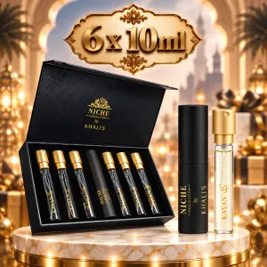 SET - Black Niche Discovery - Khalis, Apa de Parfum, 6 x 10ML