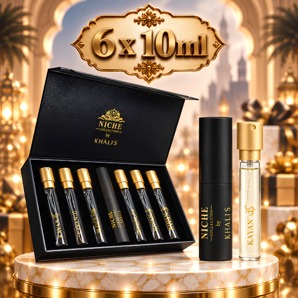 SET - Black Niche Discovery - Khalis, Apa de Parfum, 6 x 10ML