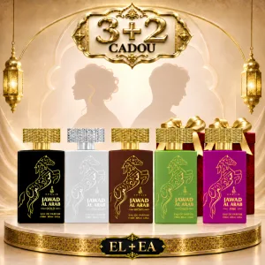 SET - Jawad Al Arab Gold & Jawad Al Arab Silver & Jawad Al Arab Brown & Jawad Al Arab Green & Jawad Al Arab Pink, Khalis