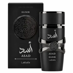 Asad Elixir - Lattafa, Barbatesc, Apa de parfum, 100 ml