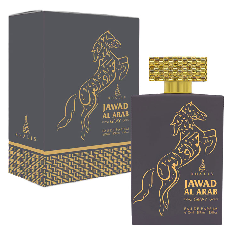 Jawad Al Arab Grey – Khalis, Barbatesc, Apa de parfum, 100ml